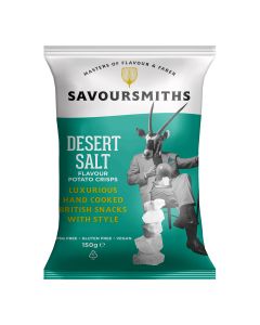 Savoursmiths - Desert Salt Flavour Potato Crisps - 12 x 150g