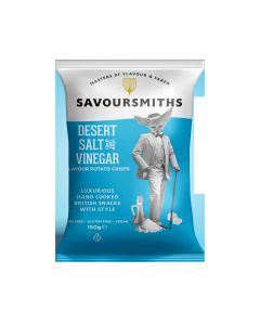 Savoursmiths - Desert Salt & Vinegar Flavour Potato Crisps - 12 x 150g