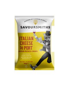 Savoursmiths - Italian Cheese and Wine Flavour Potato Crisps - 24 x 40g