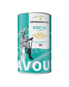 Savoursmiths - Desert Salt Flavour Potato Crisps in Tin - 12 x 100g