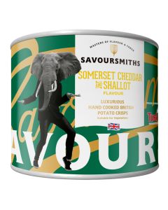 Savoursmiths Ltd - Somerset Cheddar & Shallot Flavour Potato Crisps - 24 x 50g