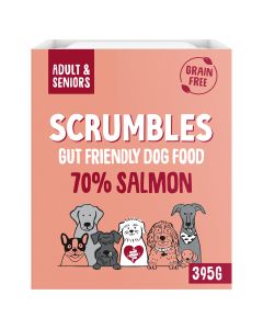 Scrumbles - Wet Dog Food Salmon - 7 x 395g