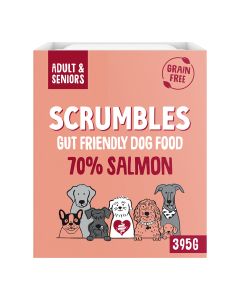Scrumbles - Wet Dog Food Salmon - 7 x 395g