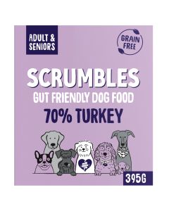Scrumbles - Wet Dog Food Turkey - 7 x 395g