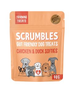 Scrumbles - Dog Training Treats Chicken and Duck Softies - 8 x 90g