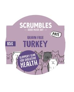 Scrumbles - Wet Cat Food Turkey - 8 x 85g