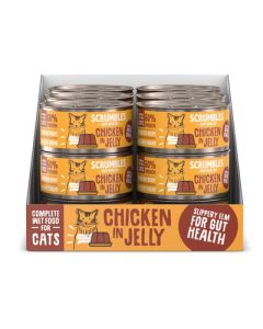 Scrumbles - Wet Cat Jelly (Chicken) - 18 x 80g
