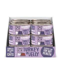 Scrumbles - Wet Cat Jelly (Turkey) - 18 x 80g