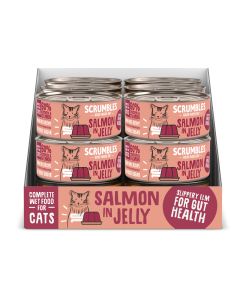 Scrumbles - Wet Cat Jelly (Salmon) - 18 x 80g