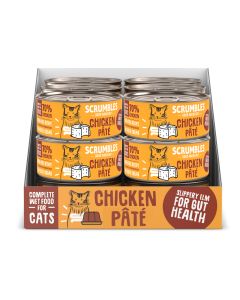 Scrumbles - Wet Cat Pate (Chicken) - 18 x 80g