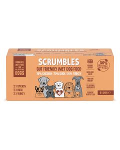 Scrumbles - Grain Free Wet Dog Food Meat Multipack - 1 x 2370g