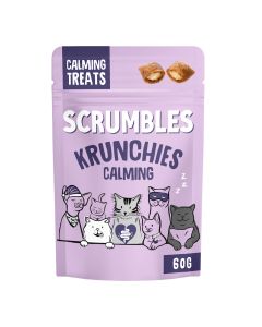 Scrumbles - Krunchies Cat Calming Pillow Treats - 12 x 60g