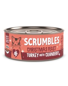 Scrumbles - Turkey & Cranberry Wet Cat Food - 18 x 70g