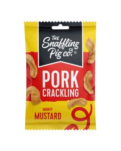 Snaffling Pig - Mighty Mustard Pork Crackling - 12 x 40g