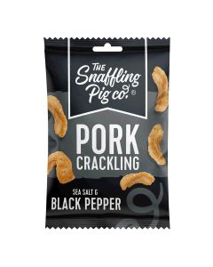 Snaffling Pig - Black Pepper Pork Crackling - 12 x 40g