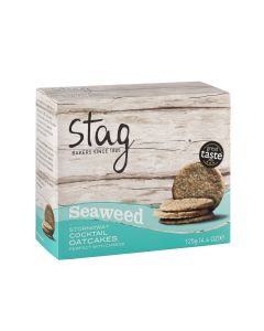 Stag Bakeries - Cocktail Oatcakes with Seaweed - 12 x 125g