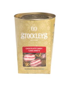 Stockley's - Chocolate Candy Cane Sweets Christmas Carton - 6 x 250g