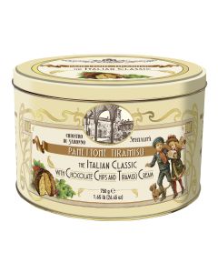 Chiostro di Saronno - Panettone with Chocolate Chips & Tiramisu Cream in Vintage Tin - 6 x 750g