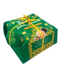 Chiostro di Saronno - Hand-wrapped Panettone Dubai Style Chocolate filled with Pistachio Cream - 8 x 750g
