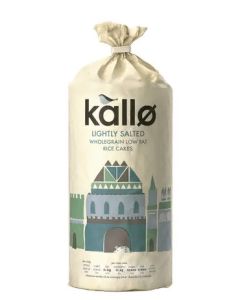 Kallo - Organic Thick Salted Rice Cakes - 6 x 130g