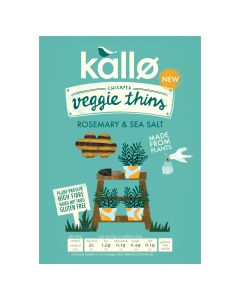 Kallo - Rosemary Sea Salt Veggie Thins - 12 x 100g
