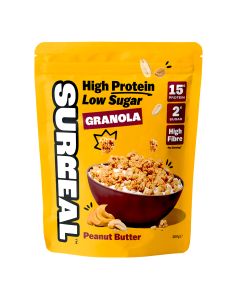 Surreal - High Protein Low Sugar Peanut Butter Granola - 5 x 300g