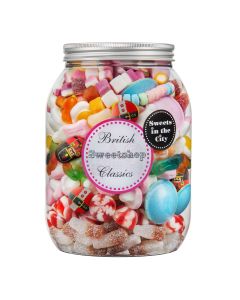 Sweets in the City - British Sweetshop Classics Festive Gift Jar - 5 x 1kg