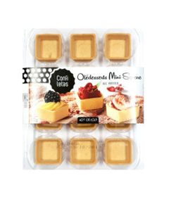 Confiletas - All Butter Mini Square Tartlets (12 Pieces) - 10 x 62g