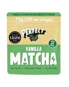 PerfectTed - Vanilla Matcha Powder - 12 x 75g