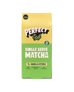 PerfectTed - 7 Vanilla Matcha Powder Sticks - 12 x 35g