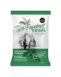 Two Farmers - Salt & Cider Vinegar Crisps - 24 x 40g