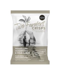Two Farmers - Woodland Mushroom & Wild Garlic Crisps - 12 x 150g