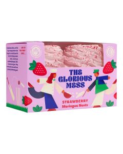 The Glorious Mess - Strawberry Meringue Nests - 12 x 4g