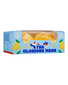 The Glorious Mess - Lemon & White Chocolate Meringue Clouds  - 8 x 130g