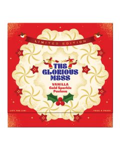 The Glorious Mess - Vanilla Gold Sparkle Pavlova - 8 x 130g