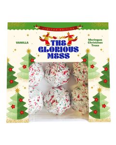 The Glorious Mess - Vanilla Meringue Christmas Trees - 9 x 50g