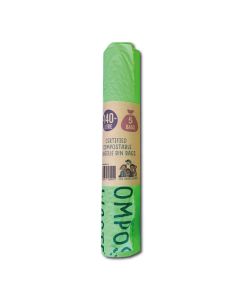 Eco Green Living - Compostable 140L Bin Liners (5 Bags) - 30 x 140L