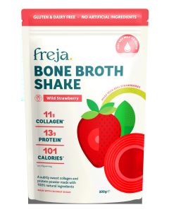 Freja - Strawberry Bone Broth Shake - 24 x 300g