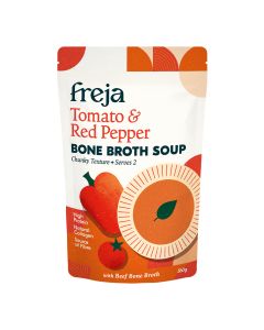 Freja - Tomato & Red Pepper Bone Broth Soup - 6 x 560g