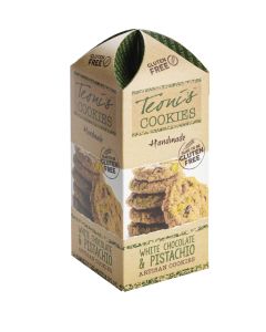 Teoni's - Gluten Free White Choc & Pistachio Oat Crumbles - 15 x 200g