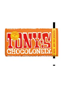 Tony's Chocolonely - Milk Chocolate, Caramel & Sea Salt - 15 x 180g