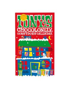 Tony's Chocolonely - Fairtrade Christmas Chocolonely Countdown Calendar - 12 x 225g