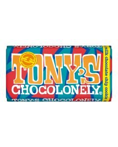 Tony's Chocolonely - Fairtrade Milk Chocolate Chip Cookie - 15 x 180g