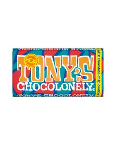 Tony's Chocolonely - Milk Chocolate Chip Cookie - 15 x 180g