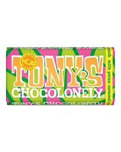Tony's Chocolonely - Fairtrade Milk Pecan Caramel Crunch - 15 x 180g