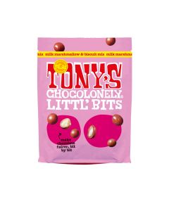 Tony's Chocolonely - Milk Chocolate Biscuit & Marshmallow Bits Mix - 8 x 100g