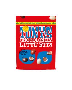 Tony's Chocolonely - Milk, White & Dark Chocolate Bits Mix - 8 x 100g