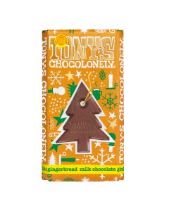 Tony's Chocolonely - Fairtrade Gingerbread Milk Chocolate Bar - 15 x 180g