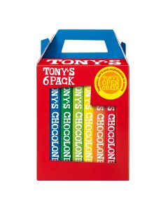 Tony's Chocolonely - Fairtrade 6 Bar Classics Rainbow Pack - 6 x 1080g