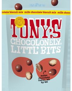 Tony's Chocolonely - Milk Chocolate Biscuit Mix - 8 x 100g